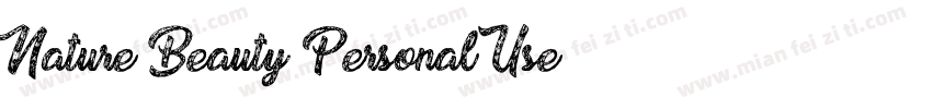 Nature Beauty Personal Use字体转换